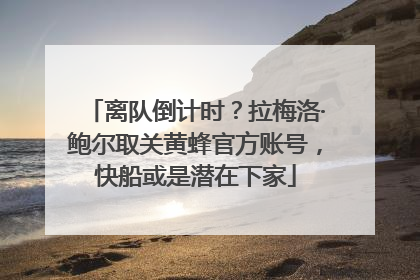 离队倒计时？拉梅洛·鲍尔取关黄蜂官方账号，快船或是潜在下家